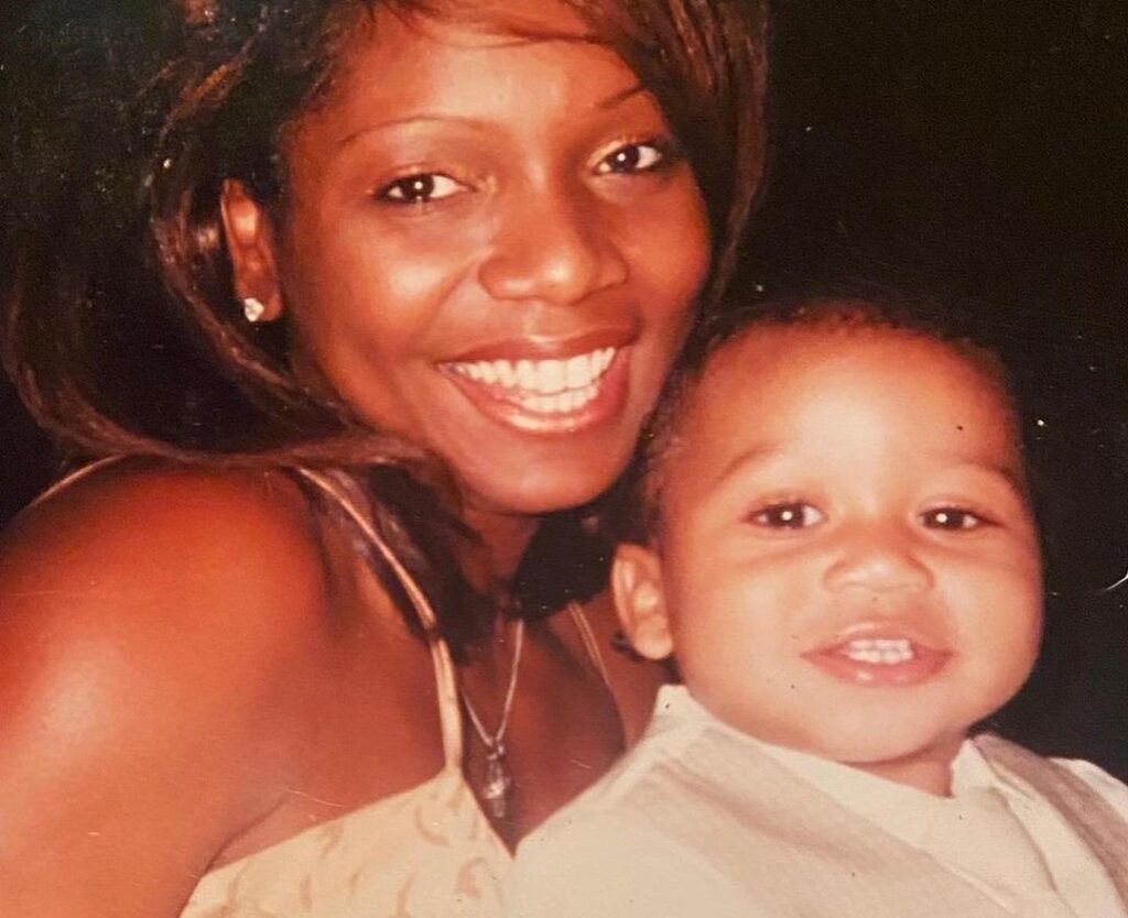 Latarra Eutsey with her son, Lil Meech