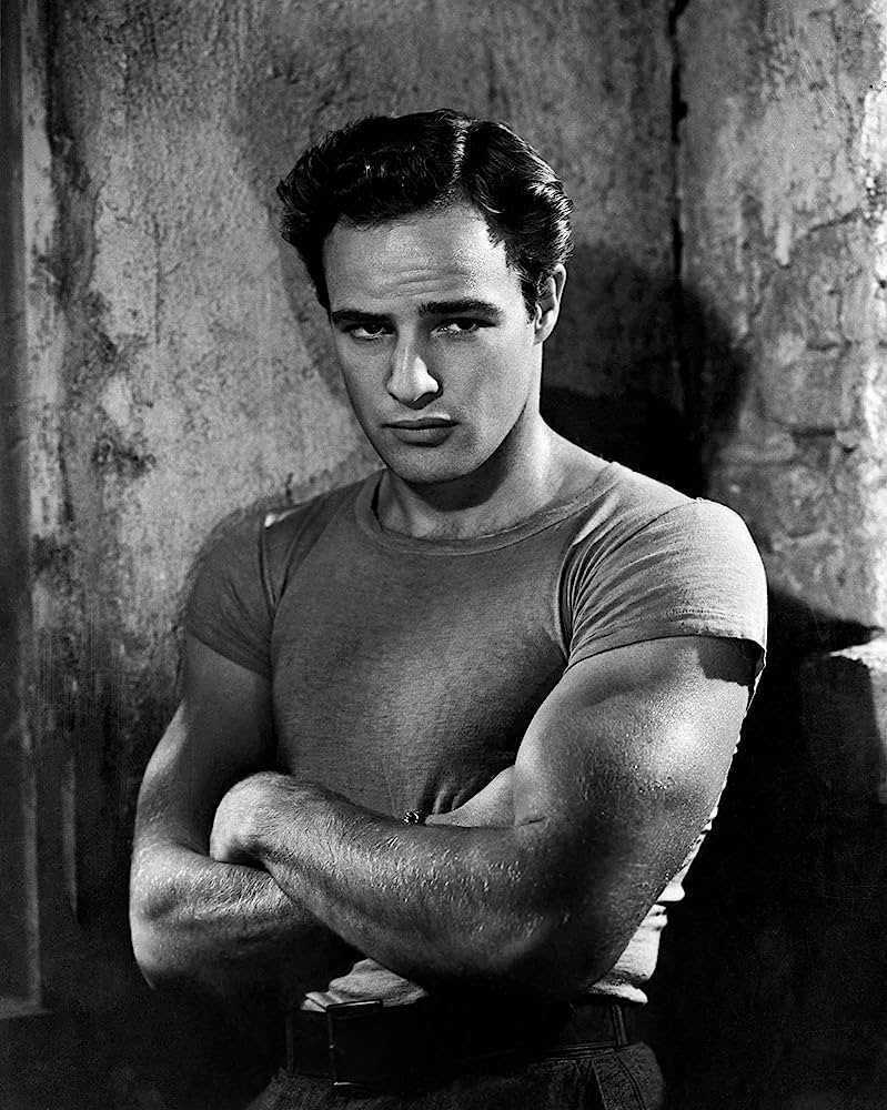Marlon Brando was one of Hollywood's first heartthrob. He was nicknamed "Bad Boy."