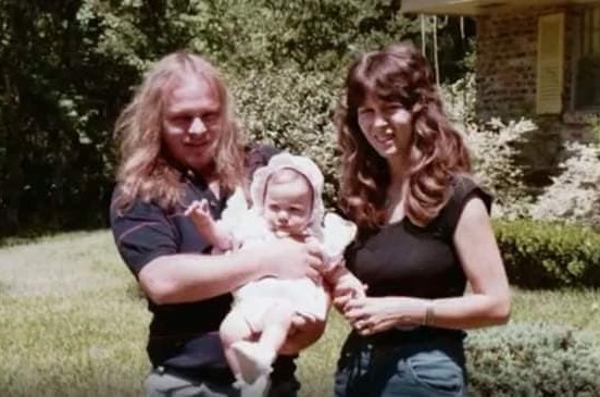 Ronnie Van Zant and Judy Van Zant with their baby, Melody Van Zant