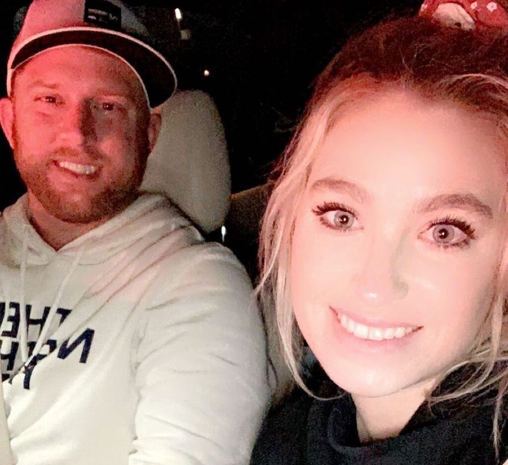 Ashleigh Nelson with her husband, Kyle Chrisley