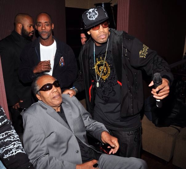 Frank Lucas Jr. with his father, Frank Lucas.