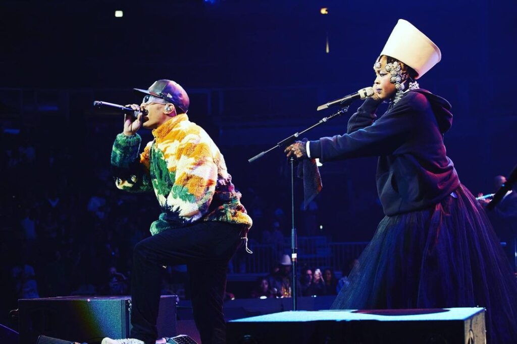 Joshua Omaru Marley performance with his mom, Lauryn Hill.